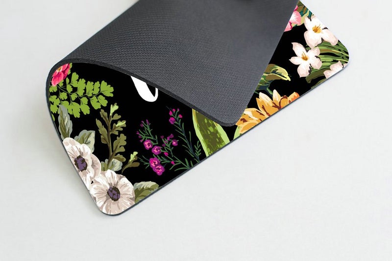 Smooffly Gaming Mouse Pad Custom,Thug Life Flowers Non-Slip Thick Rubber Mouse pad,9.5 X 7.9 Inch (240mmX200mmX3mm) - Image 4